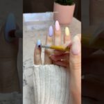 eyeshadow aura strikes again 😌🌈 | diy gel nail tutorial | #nails #nailart #tutorial #diynails
