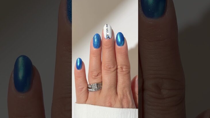 ✨🩵💎 DIAMONDS Are A Girls BEST FRIEND #nails #nailart #unhas #summernails #funnails #nailtutorial
