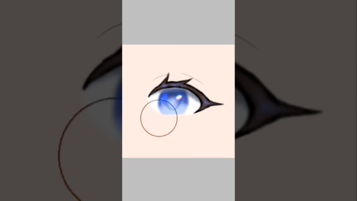 イラストにナチュラルメイクをしたらこんな感じ(笑)#イラスト #イラストメイキング #らくがき