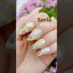 #ネイル #セルフネイル #ジェルネイル #レモンネイル #セリアジェルネイル #クリアネイル #nailart #nails