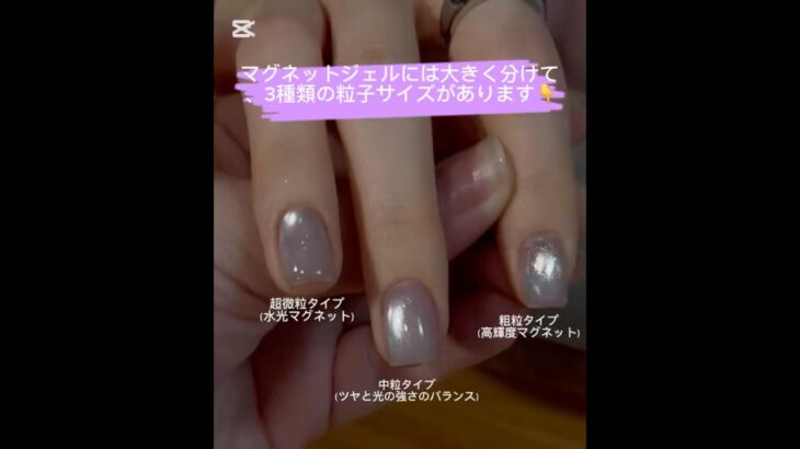 #マグネットネイル #マグネットジェル #水光マグネット#ネイル #ネイルデザイン #セルフネイル #nails ＃セルフネイル#naildesign