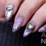 💜 Purple Love Nails ASMR | Step-by-Step Nail Art Tutorial 💅| Nail Extension | No Talking | Ep.31