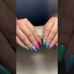 Rainbow Nails🌈💅🏽✨ #Nails #GelX #NailArt #NailTech #NailDesign