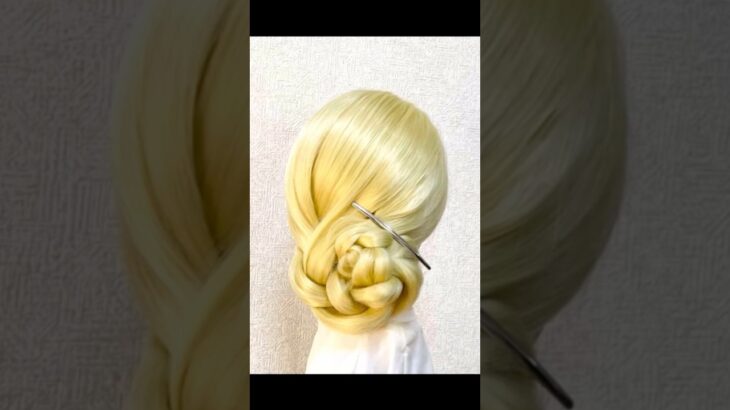 不器用さん専用ヘアアレンジ まとめ髪バレッタ Barrette Hairstyle #braids #chignon【Updo Lover】#簡単ヘアアレンジ #shorts #short #三つ編み