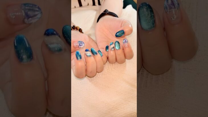 umbrella ネイル☔️ #nail#nails#naildesign#nailart#ジェルネイル#ネイルアート#リボンネイル#ネイルサロン#パラジェル#艶ネイル#うるつやネイル