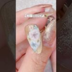 お花描いてくよ💐#ジェルネイル #nailart #nails #naildesign #お花ネイル #セルフネイル #フラワーネイル