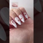 Cherry French Tip Nails | Perfect Summer Nail Art | USA Trend 2025 #nailarttutorial #shorts #nailart