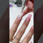 Create your own 3D flowers nail art!  #nails