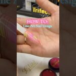 How To: Easy Line Art Nail Design with Glitz Weaver Gel