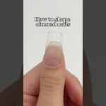 How To Shape Almond Nails #nails #simplenails #nailboo #nailboopartner