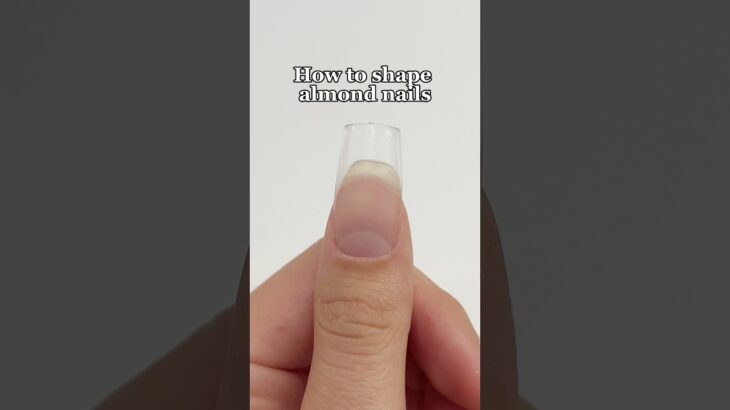 How To Shape Almond Nails #nails #simplenails #nailboo #nailboopartner