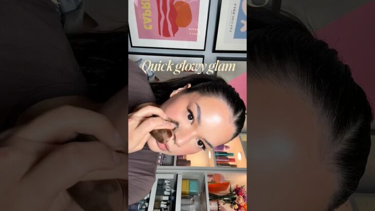 How-to: Quick Glowy Glam #makeuptutorial #makeupartist #makeuptips #makeup #glowymakeup