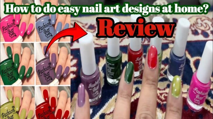 How to do easy nail art designs at home? #viralvideo #trending #flipkart #nailart