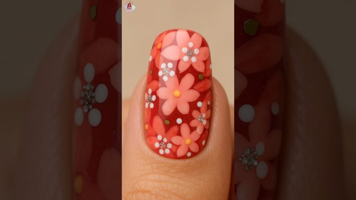 Nail Art Tutorial: Layered Floral Glass Design You Must Try!