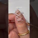 Nailart gel design tutorial #nails #nailgelart #naildesign #tread #beauty #view #shorts