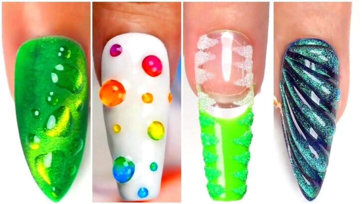 New 7+ Simple 3D Nail Art Design Ideas for Beginners | 3D Nail Art Tutorial Compilation