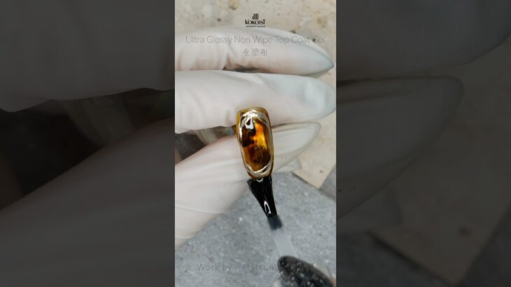 秋の定番🍂べっ甲風ネイルアートの作り方／A classic for fall 🍂How to make tortoiseshell-style nails. #nails #ネイル #ネイルやり方動画