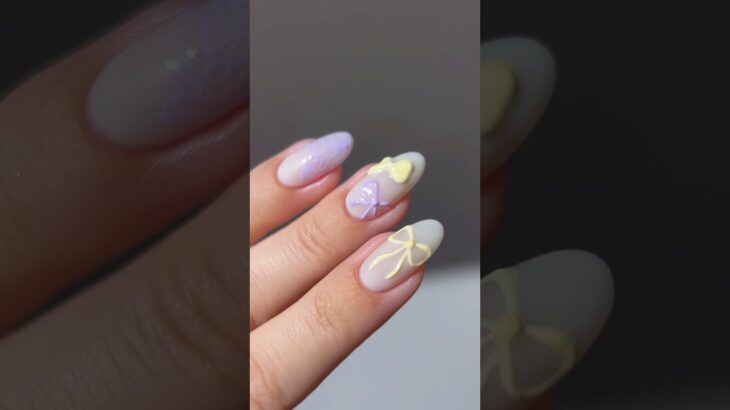 💛🪻 Met Gala inspired #nails #nailart #naildesign #nailpolish