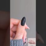 🐍 Snake Nail Art Design | Bold & Edgy Black Nails #nailart #shorts