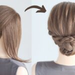 結婚式やお呼ばれに！三つ編みとロープ編みで作るヘアアレンジ l Elegant Hairstyle for Wedding