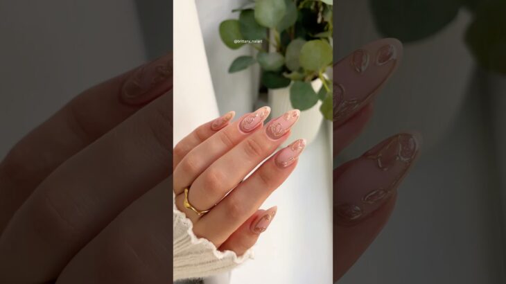 these nails took me 7 hours 🙃💖| diy gel nail tutorial | #nails #nailart #tutorial