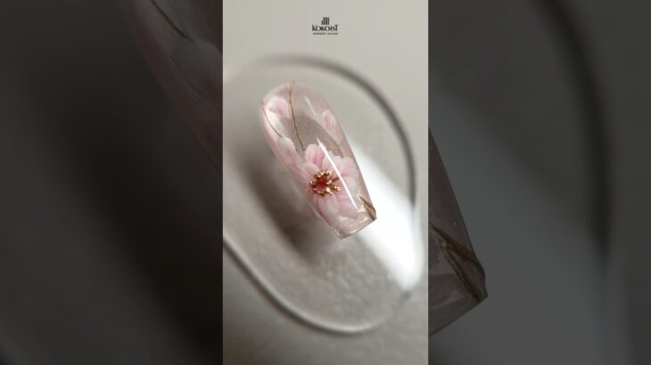 八重桜ネイルアート／Double cherry blossom nail art #ネイル #セルフネイル #ネイルやり方 #nailart