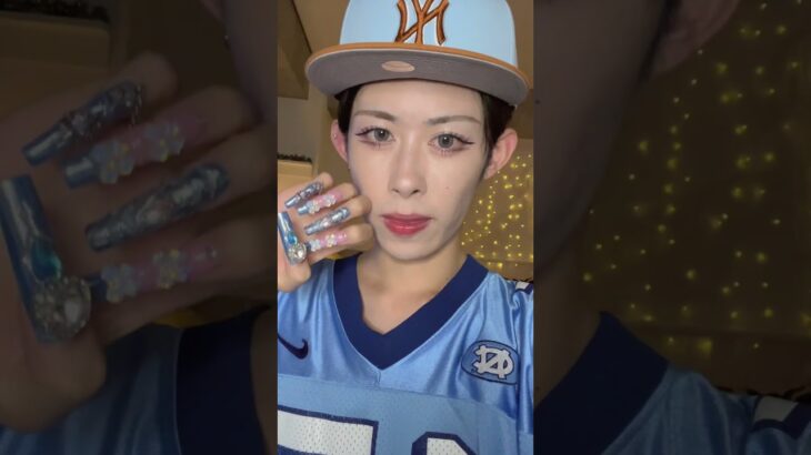 ネイル変えてきた🦋🩷 #ネイル #ギャルネイル #スカルプネイル @ネイルサロン&ネイルスクール 渋谷 新宿 ネイルデザイン
