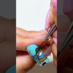 💙 Numbuh 2️⃣ #cartoonnailart #knd #cartoonnailart #bluenailart