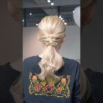 【１分アレンジ】結んでくるりんぱのローポニー#簡単アレンジ #セルフアレンジ #hairstyle #hair #ミディアムヘア #髪型 #まとめ髪 #大人カジュアル #大人かわいい