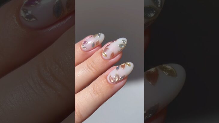 ✨🥂💐 shimmering colorful floral #nails #nailart #naildesign #nailpolish