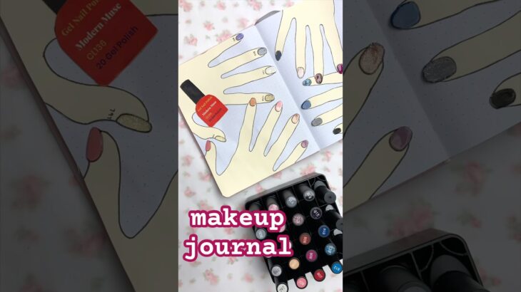 NAIL POLISH HACK 💅 makeup journal 💋📓 Beetles Gel Polish #junkjournal #nailart #nailpolish
