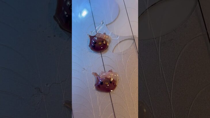 やってみたかった手作りパーツ #セルフネイル #100均ネイル #ネイルチップ #ネイルパーツ #日焼けキティ #日サロキティ #キティちゃん