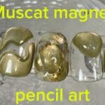 #3 『微粒子マグネットでニュアンス』色鉛筆と箔を使って一癖アート
