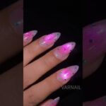 💕Aura Pink Cat Eye Nail Design! #nails #simplenails #nailinspo #nailtutorial