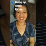 natural makeup untuk orangtua #makeup #makeupnatural #beauty #makeuporangtua