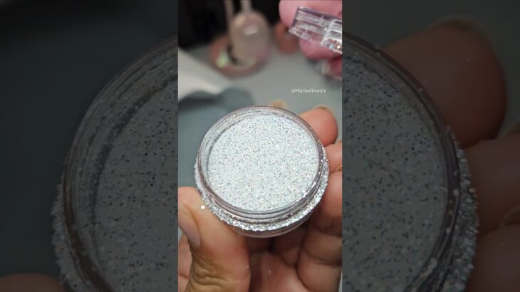 sugar glitter encapsulated  #nails #shorts #shortvideo #short