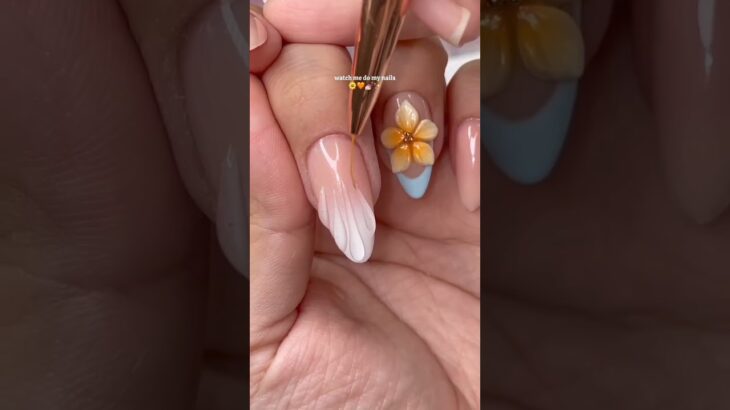 summer gel nails extensions #nails #nailart #naildesign #tread #shorts #beauty