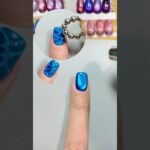 🫐ブルービー玉マグネットネイル#マグネットジェル #マグネットネイル #マグネット #nailart #nails #セルフネイル #ネイルデザイン #ネイル初心者 #ビー玉ネイル #自宅ネイル