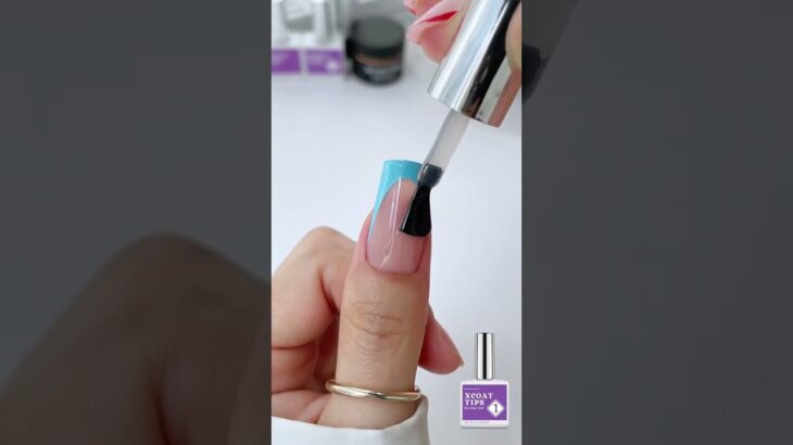 Dive into summer with vivid blue nails! 🧊💦 #nails