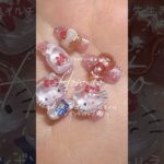 【アート編#9】 #ボンボンドロップシールネイル #ネイル #ネイルチップ #ボンボンドロップシール #ジェルネイル #ジェルネイル初心者 #ネイルチップアカデミー  #キティちゃん #サンリオ