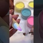 Ever use dip powder like this? 🤔 #nails #nailartdesigns #acrylicnails #nailtutorial  #trending
