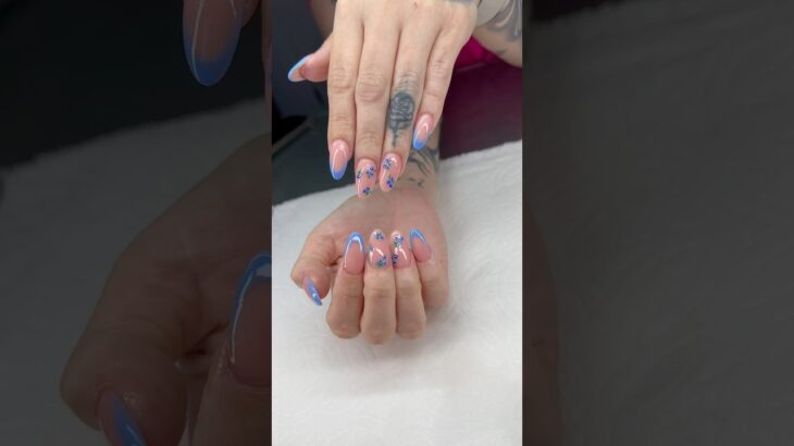 Blueberry nails 🫐 nails #nails #nailart #blueberrynails #nailart #nailinspo #nailart