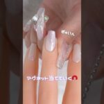 紫×水色のバイカラーが絶妙♡ぷっくり塗りかけネイル💅 #ネイル #ネイルデザイン