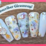 Blue Milk Bath Nail Set AND GIVEAWAY ANNOUNCEMENT!! 💙💙