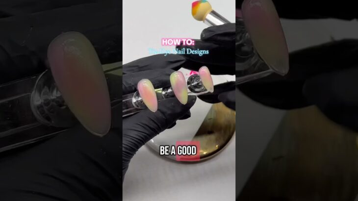 How To: Easy Tie-Dye Nail Art Designs For Beginners ✨