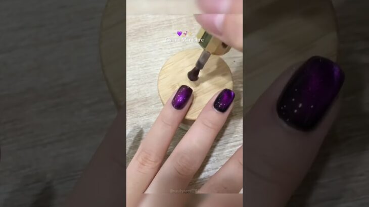 Nail Art !! 💜💅🏻✨Gothic Manicure #nails #nailart #naildesign #beautyhacks #fyp