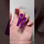 Nail Art !! 💜💅🏻✨Trendy Manicure #nails #nailart #naildesign #beautyhacks #fyp