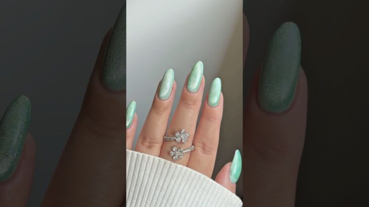 Aquamarine Cateye Nail Art Tutorial ☀️🌴