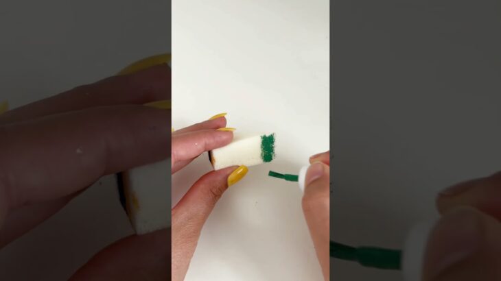 Nail tutorial 💛💚 #simplenails #faizanailart #nailtutorial