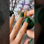 Olive Green & Branch Nails Dipping Inspo 🤗